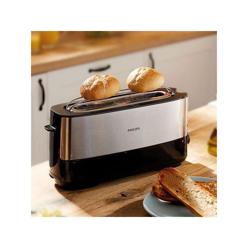 Grille Pain 1030w 8t° 1 Longue Tranche Noir Inox   - Hd2692.90 Philips - Mathon - 3