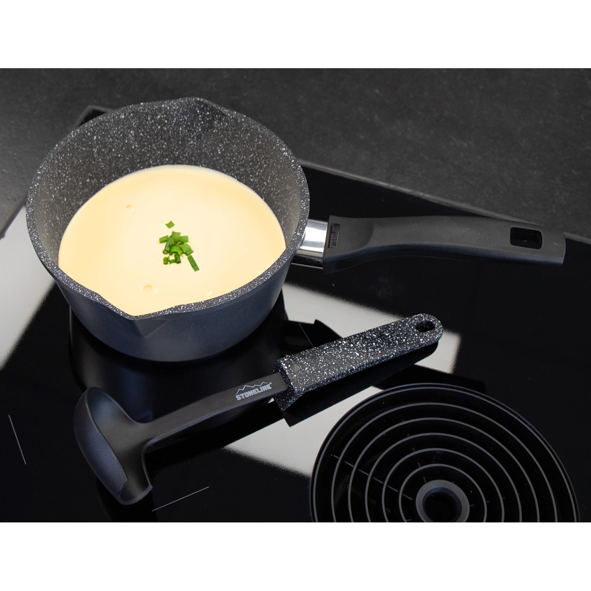 Casserole 18 cm, avec couvercle en verre Stoneline - Mathon - 3