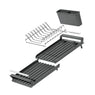 Egouttoir à vaisselle compact extensible 28 à 47 cm x 20 cm Mathon - Mathon - 5