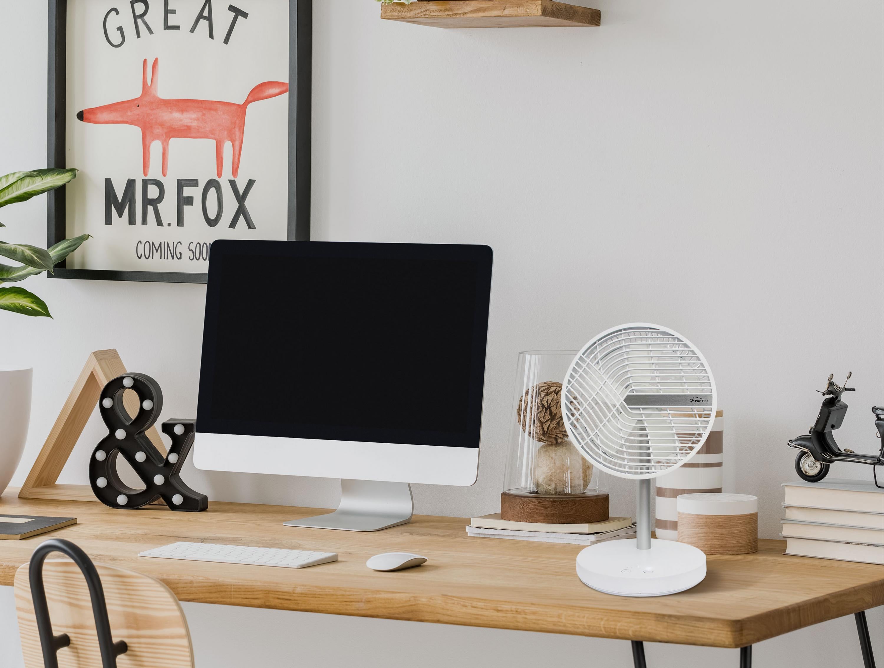 Ventilateur de bureau avec USB-C et 4 vitesses Purline - Mathon - 3