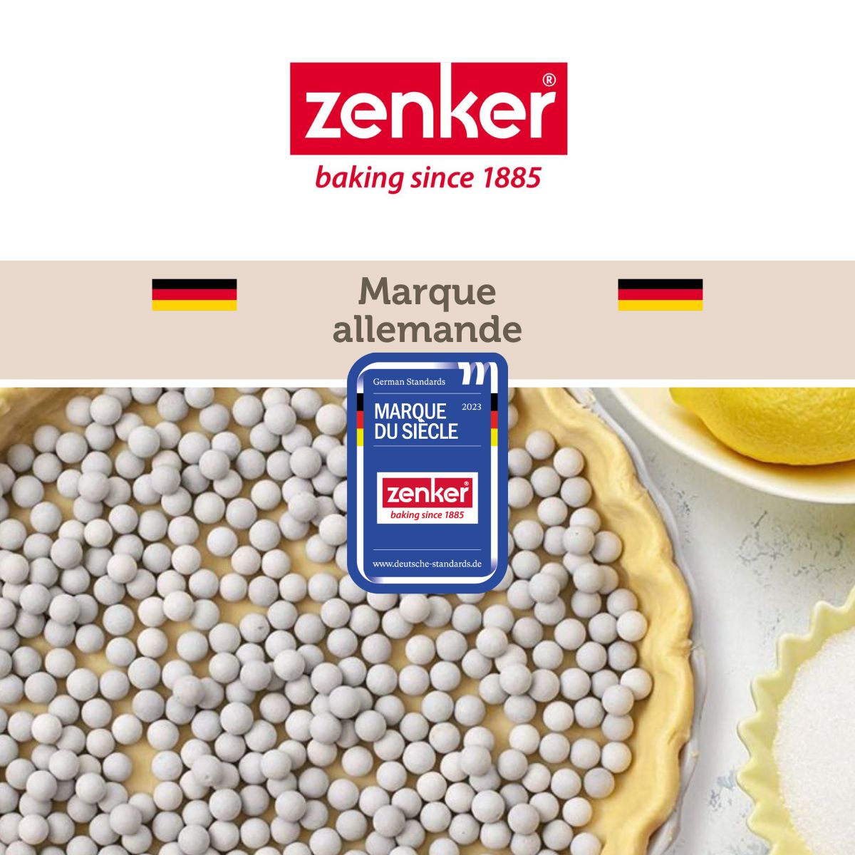 Billes de cuisson pour pâte sablée, pot de 600 grammes Zenker Smart Pastry Zenker - Mathon - 4