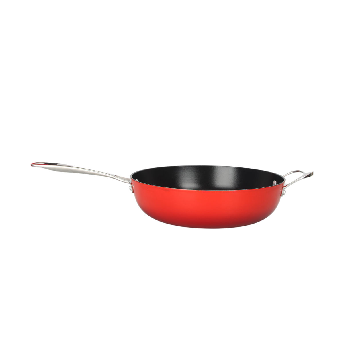 Sauteuse rouge 28cm - "Red AirIron" Laguiole Cuisson - Mathon - 2