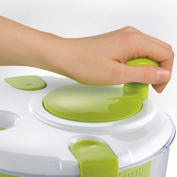 Lot Essoreuse à salade avec filtre eau 24 cm et Cuillère magique Mathon - Mathon - 3