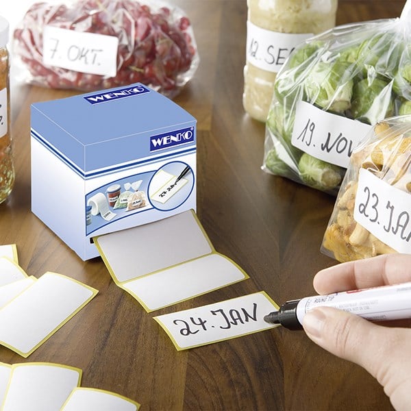 Lot de 4 rouleaux de sachets à découper et 500 étiquettes adhésives - Mathon - 3