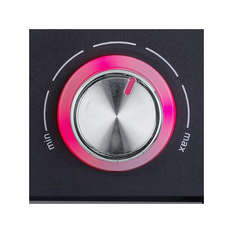 Barbecue Sur Pieds  Noir   2200 W  Th° 44,5x26cm Grille Inox  Pare-vent   - 8566 Severin - Mathon - 4