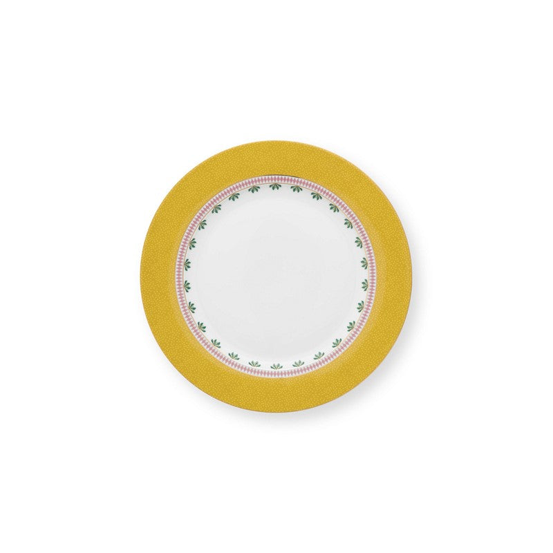 Lot de 6 Assiette plate La Majorelle Jaune - 26,5cm Pip Studio - Mathon