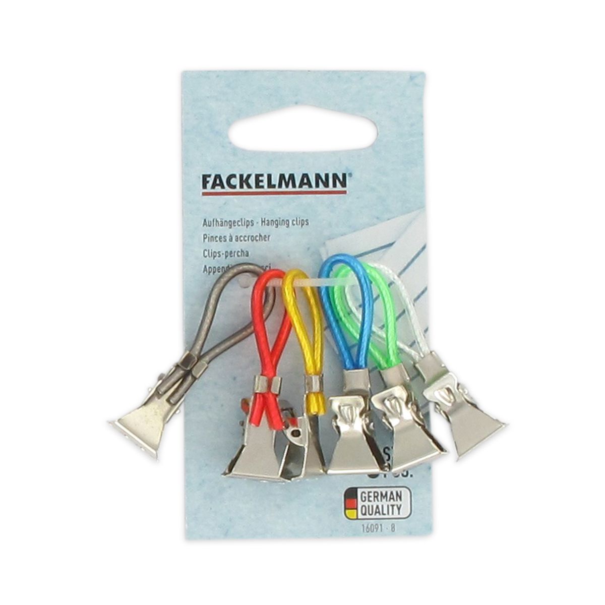 Lot de 6 pinces à accrocher multicolore  Tecno Fackelmann - Mathon - 2