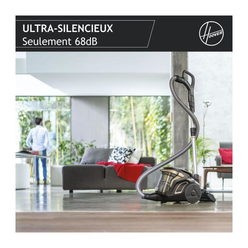 Aspirateur Traineau Sans Sac -   - Hp720pet - 850 W - 68 Dba - Cassette 2 L - Spécial Parquet Et Animaux Hoover - Mathon - 4