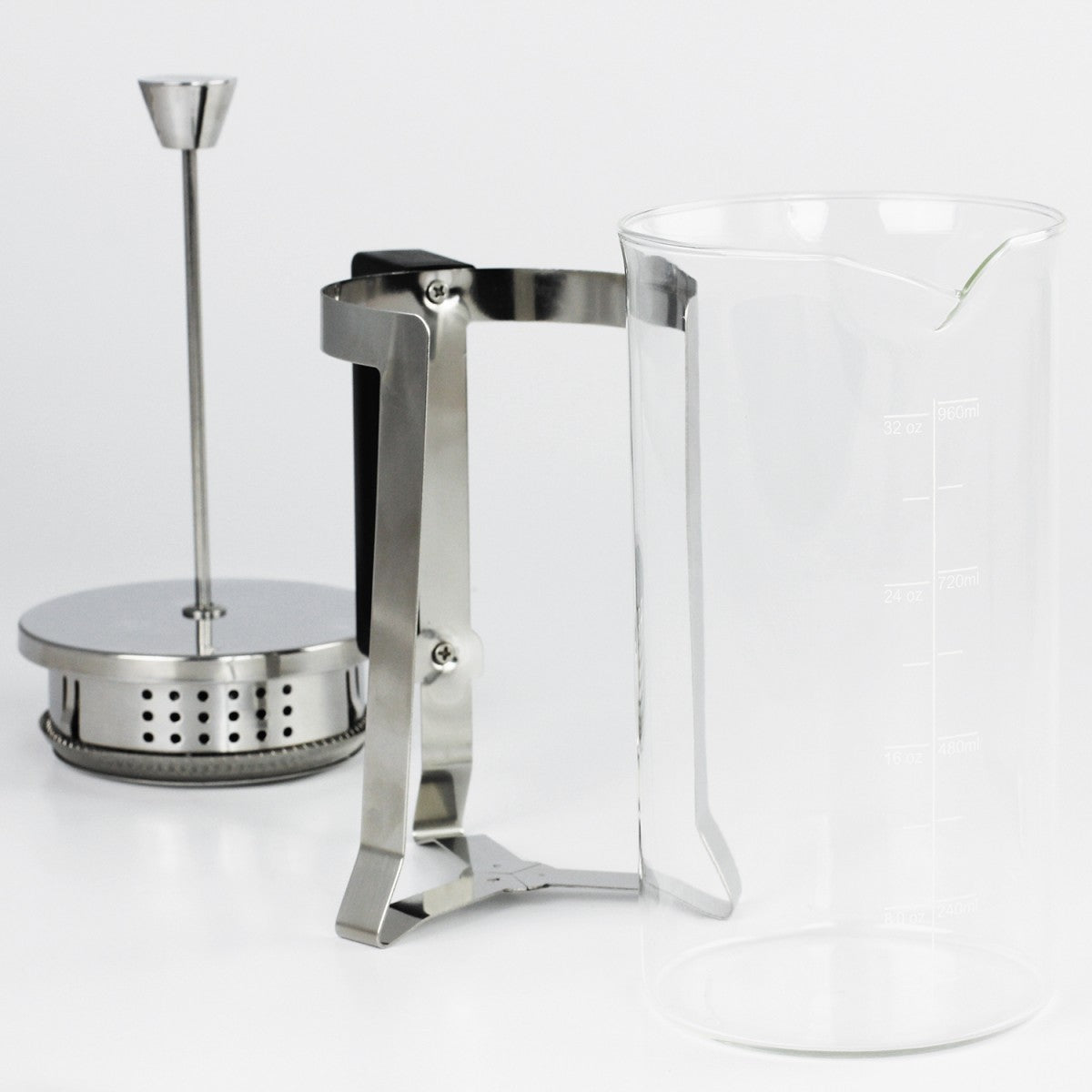 Cafetière à piston simple paroi Arabica - Verre transparent Cristel - Mathon - 3