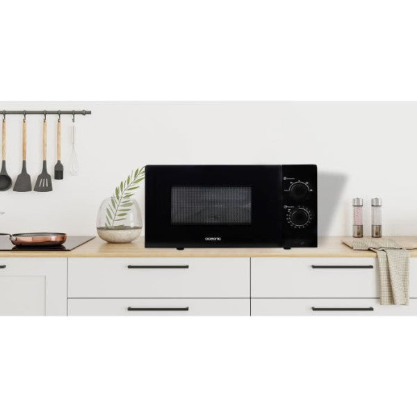 Micro-ondes Oceanic Mo20b11 Noir L 45,4 X H26,1 X P32,6 Cm - 20l Oceanic - Mathon - 3