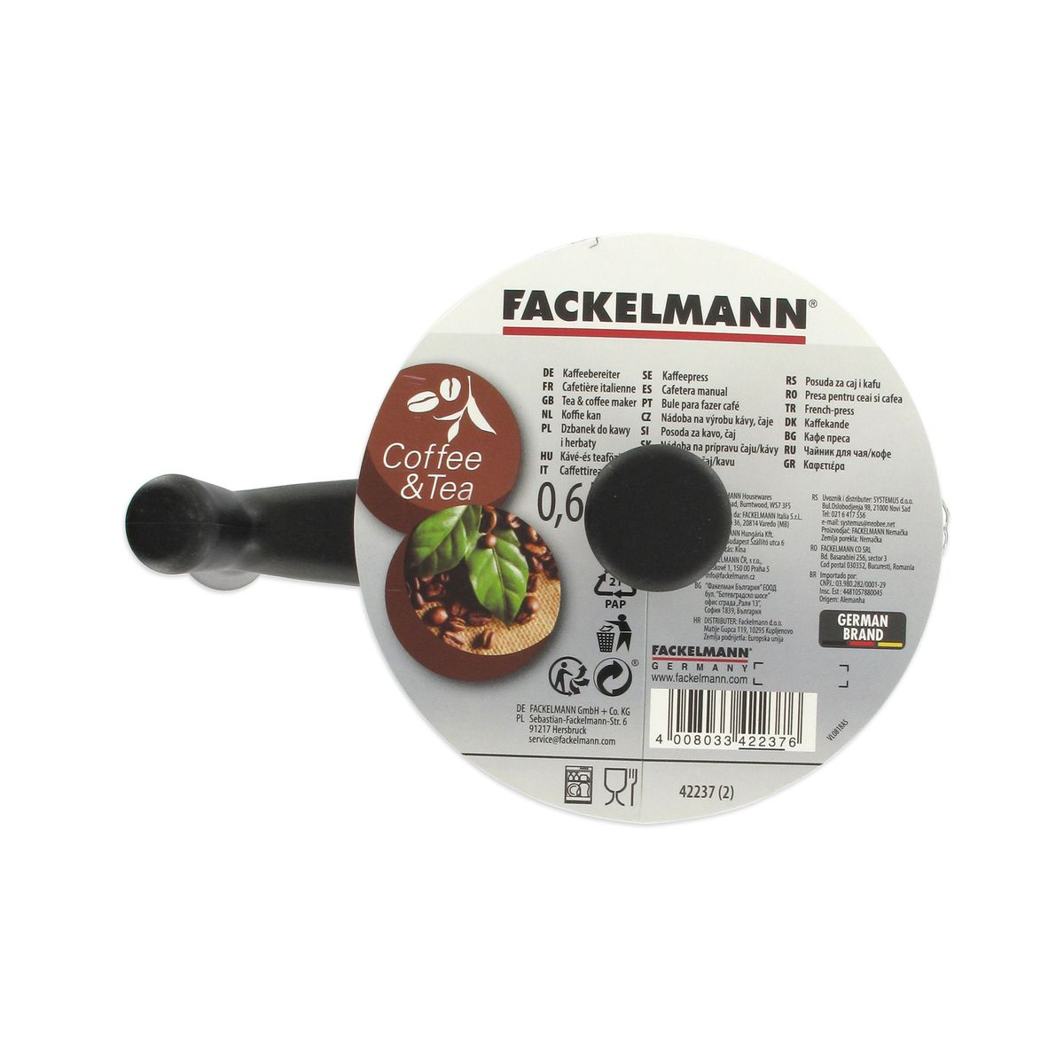 Cafetière à piston 600 ml Fackelmann - Mathon - 5