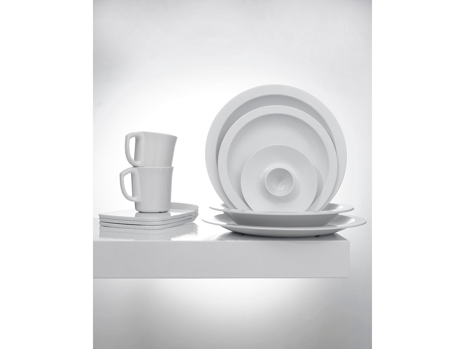 Mug HAMLET en plastique Blanc Rosti - Mathon - 4