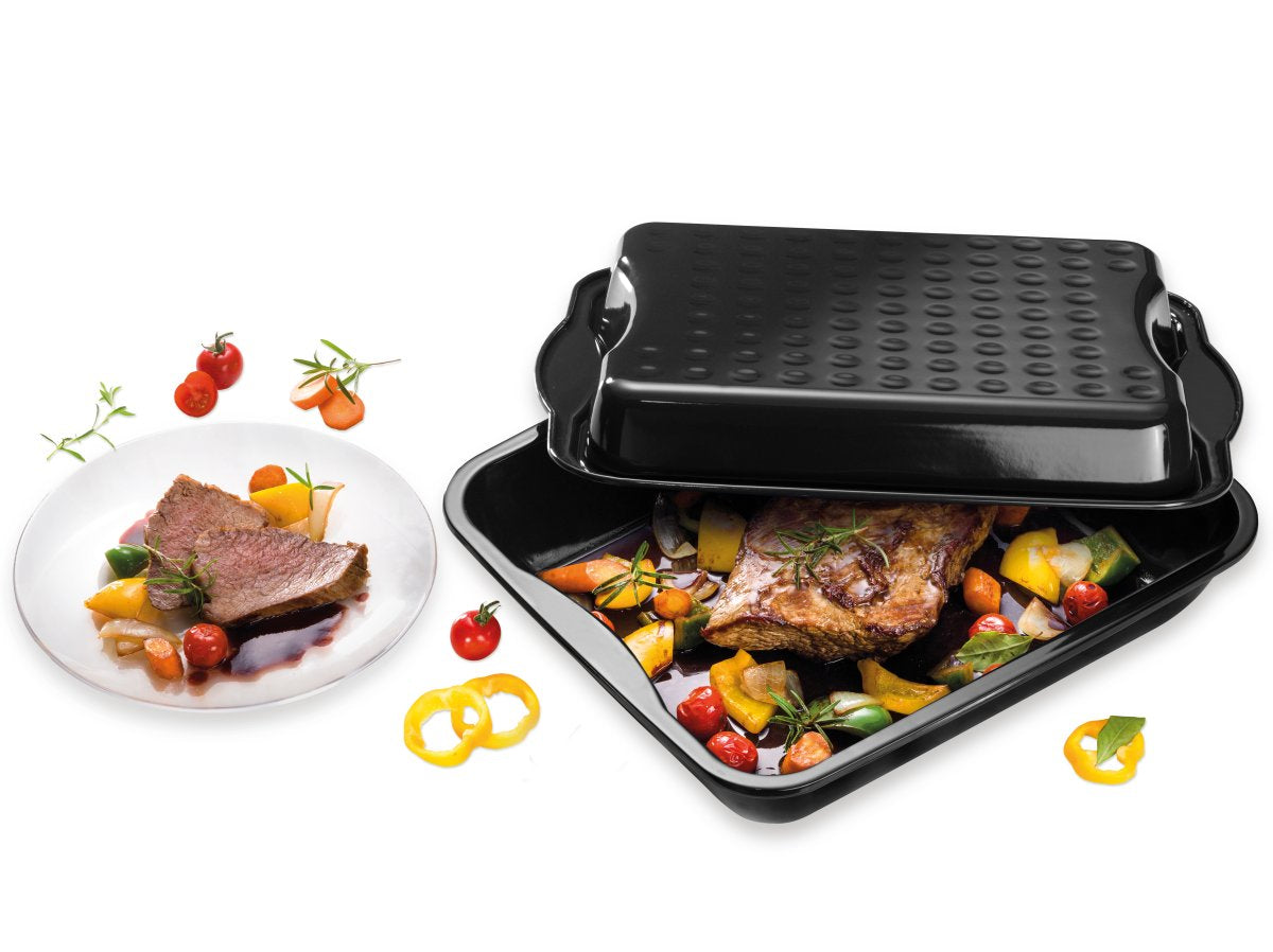 Plat à four avec couvercle en acier émaillé 42 x 34 cm Dr. Oetker Back-Idee Kreativ Dr. Oetker - Mathon - 8