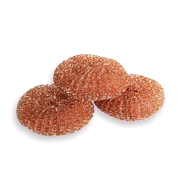 3 Tampons à récurer en cuivre Wenko by Maximex - Mathon - 1