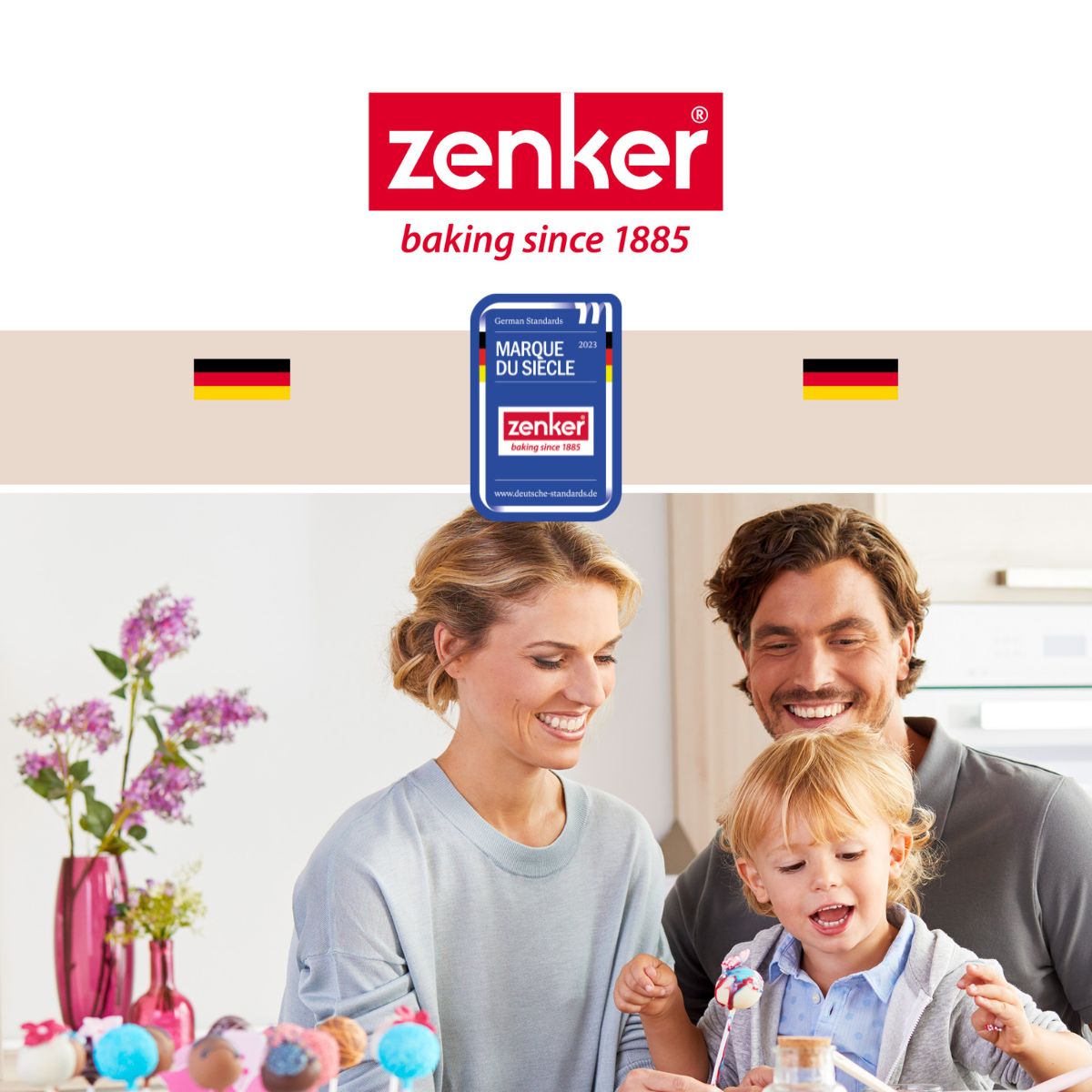 Ensemble de tampon pour biscuits Zenker Smart Pastry Zenker - Mathon - 5