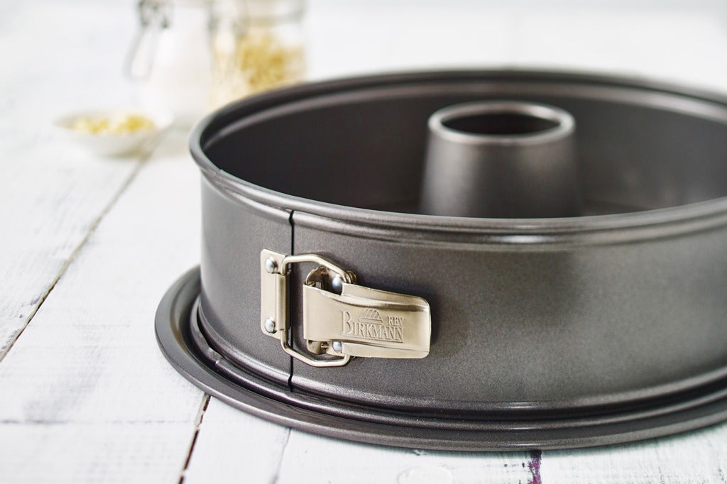 Moule à fond amovible, 2 fonds, en acier carbone, Easy Baking, D28xH9 cm Birkmann - Mathon - 2