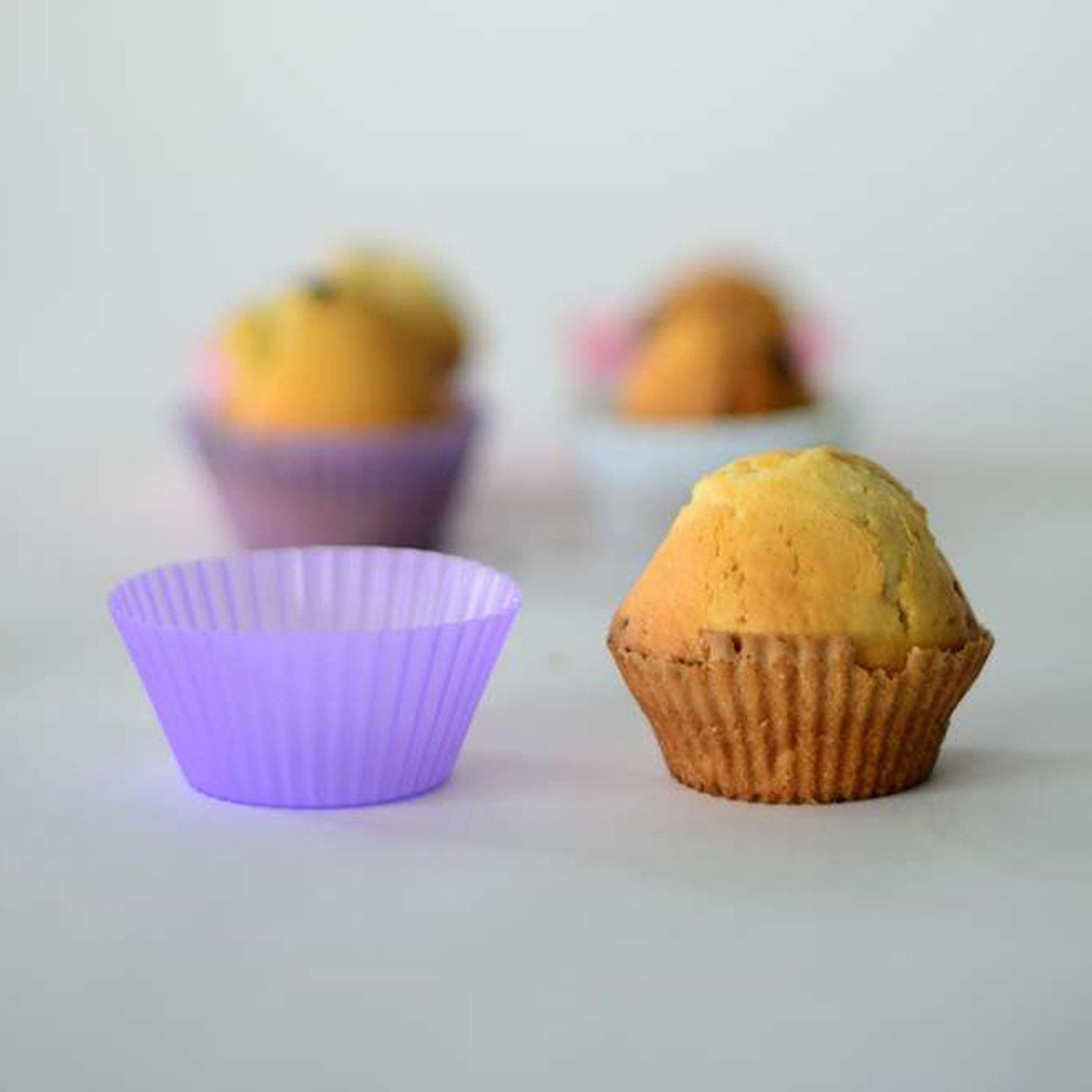 Moules silicone grande taille pastel par 6 Astuceo - Mathon - 1