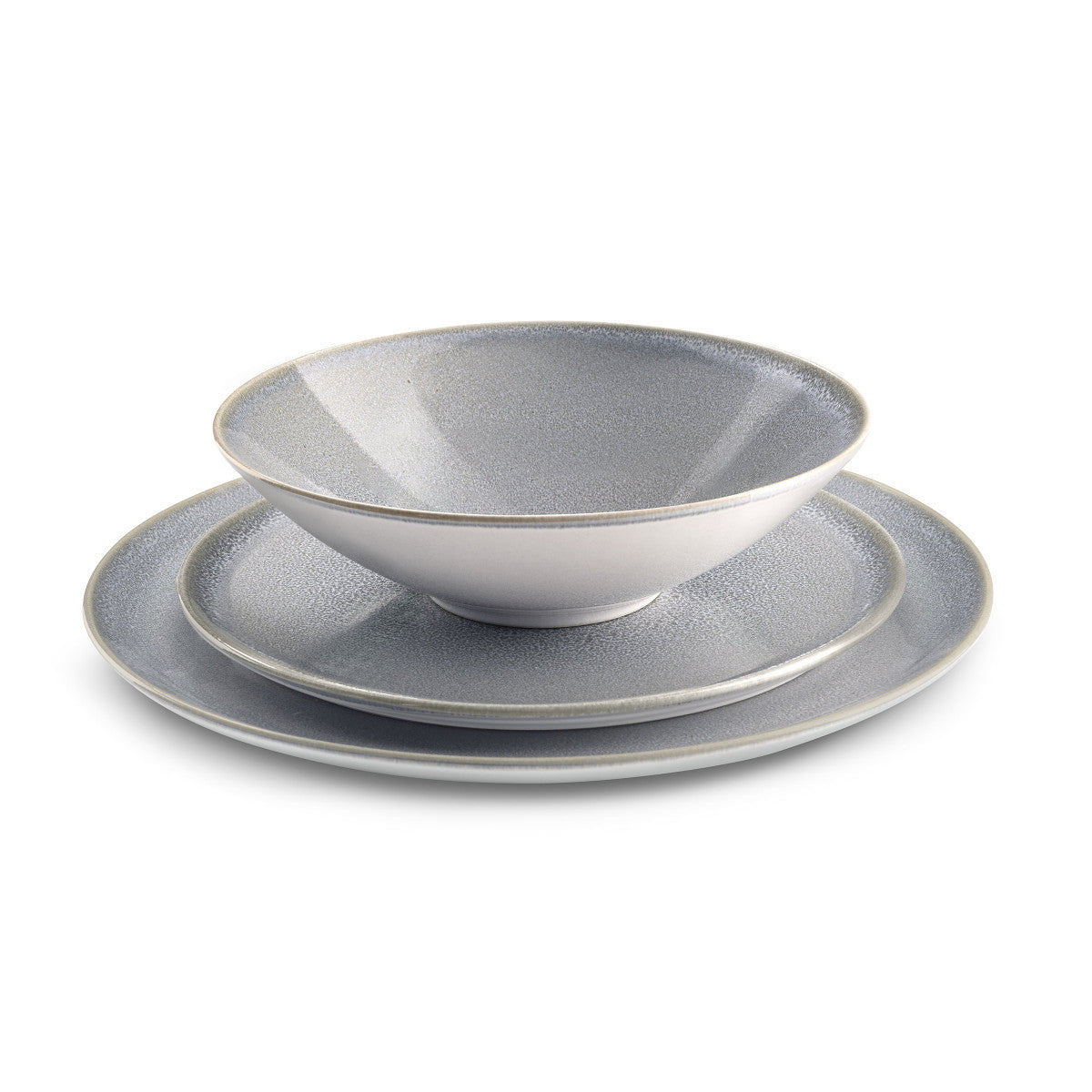 Yumi Gris - Service de vaisselle 18 pièces Médard de Noblat - Mathon - 1