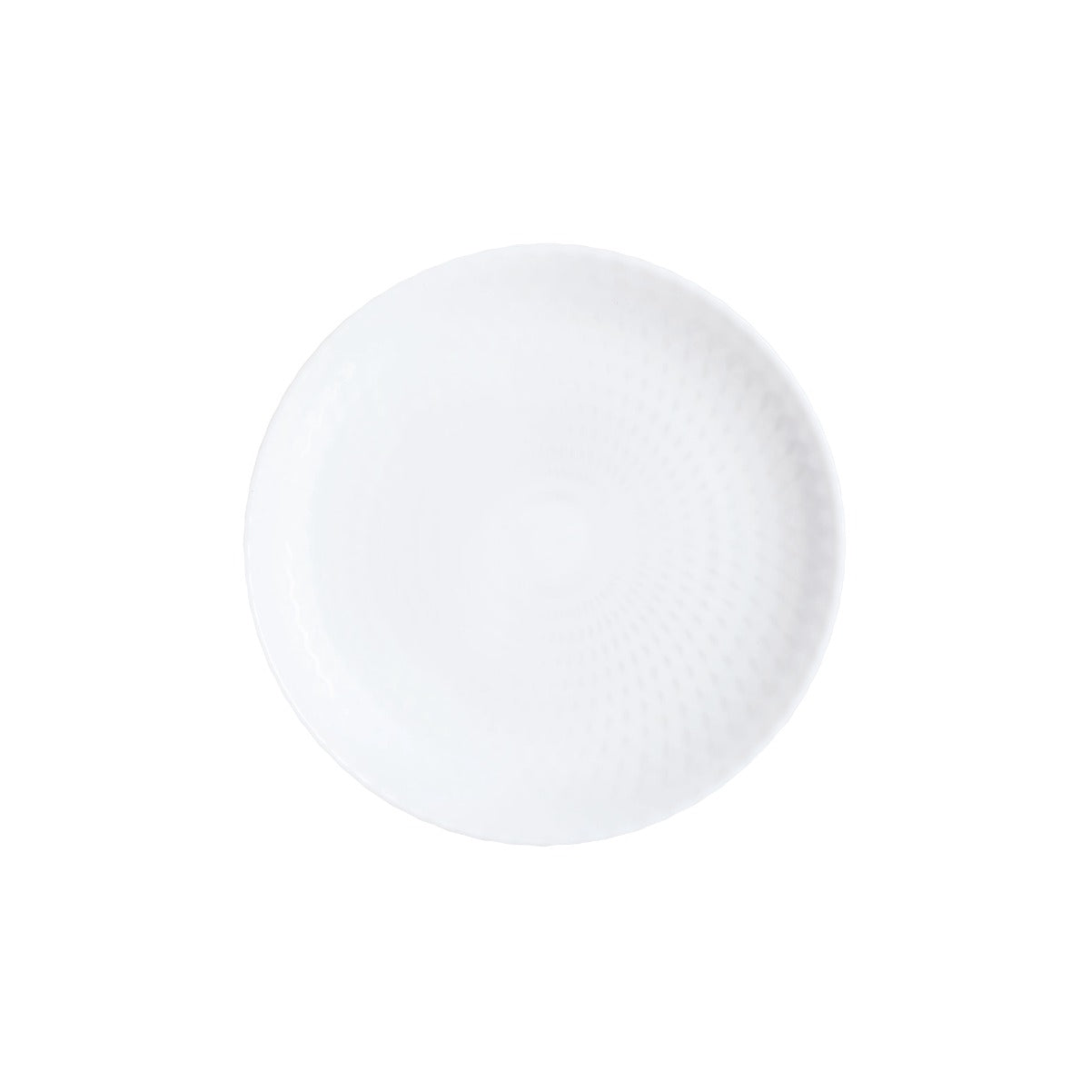 Assiette à dessert blanche 19 cm Pampille Luminarc - Mathon - 1