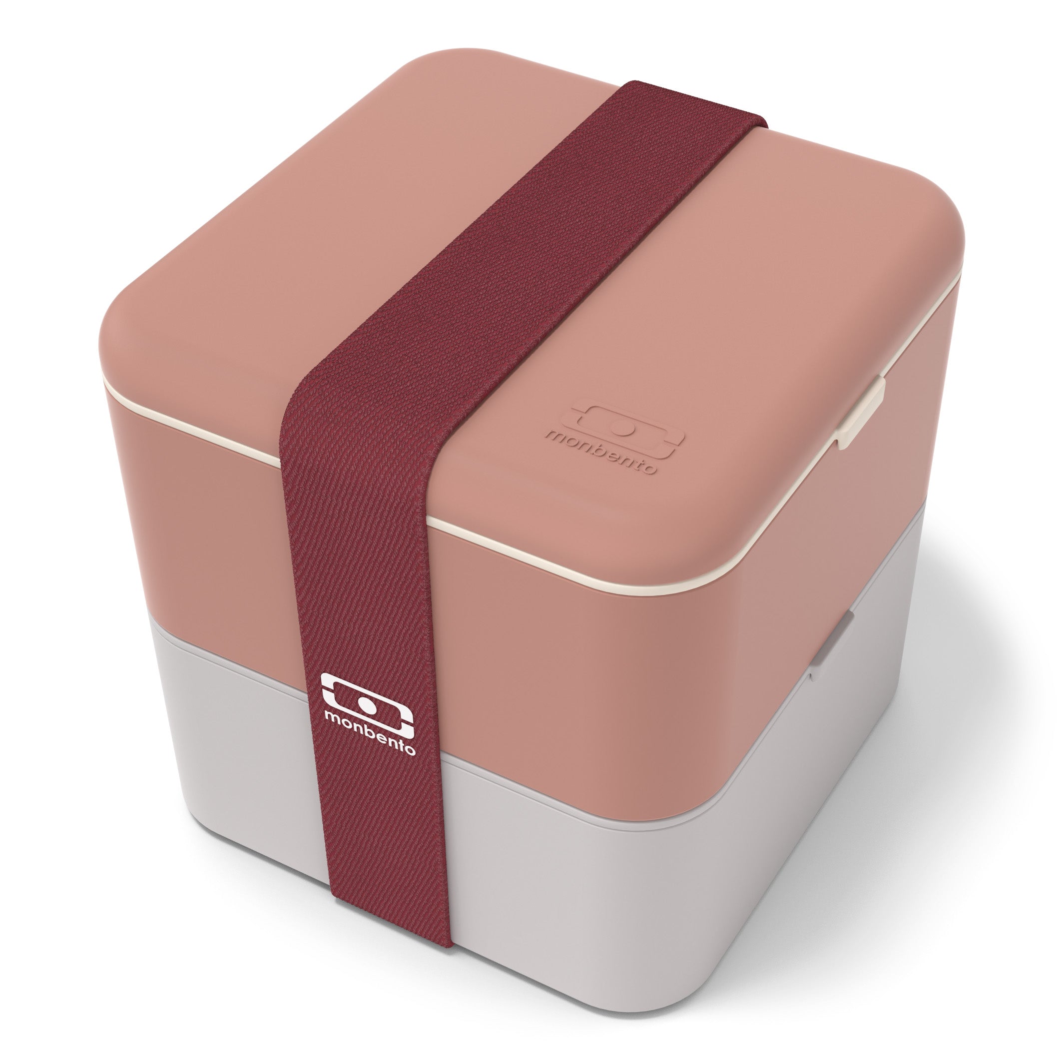 Lunch box 2 compartiments Square 1,7L Made in France Rose/Gris Monbento - Mathon - 1