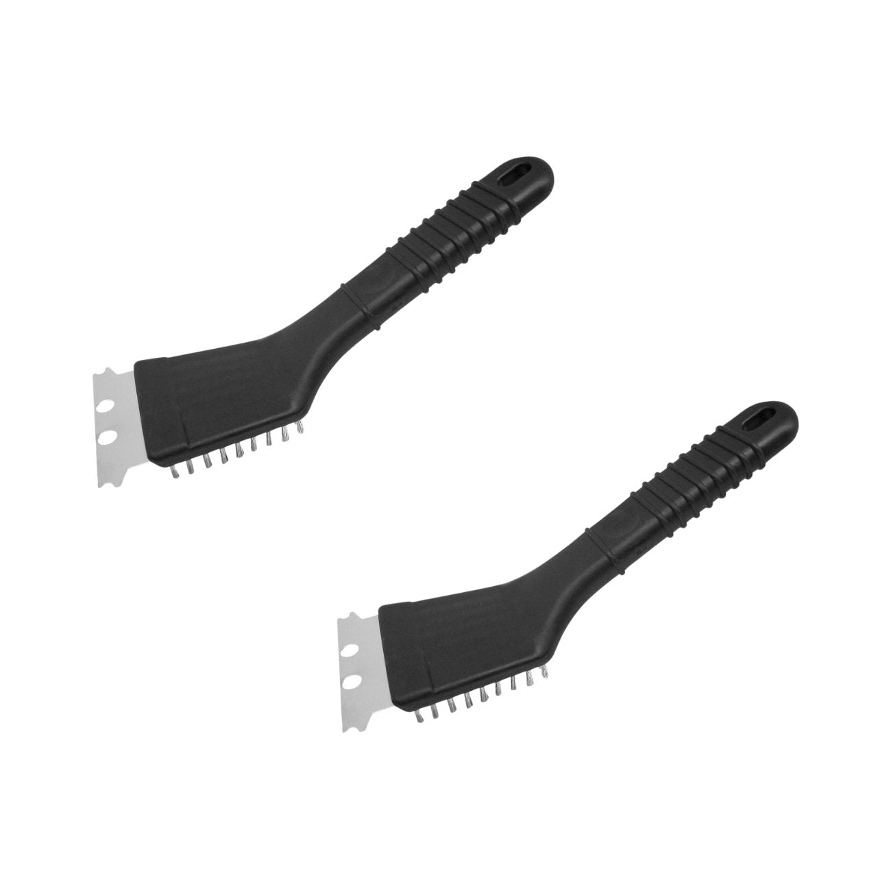 Ensemble de 2 Racloirs à plancha et brosse à barbecue 2 en 1 22 cm  BBQ Edition Fackelmann - Mathon - 1