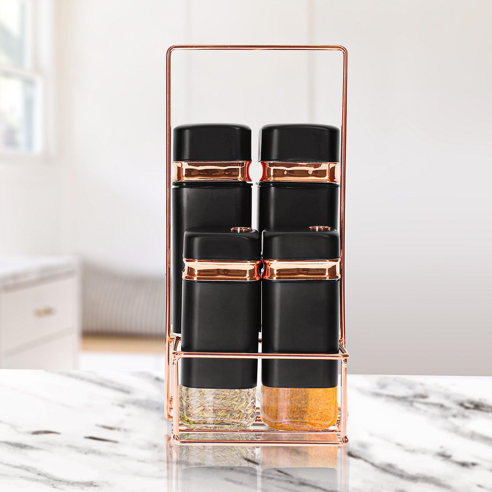 Ensemble 4 Pots à Condiments Cheffinger - Mathon - 3