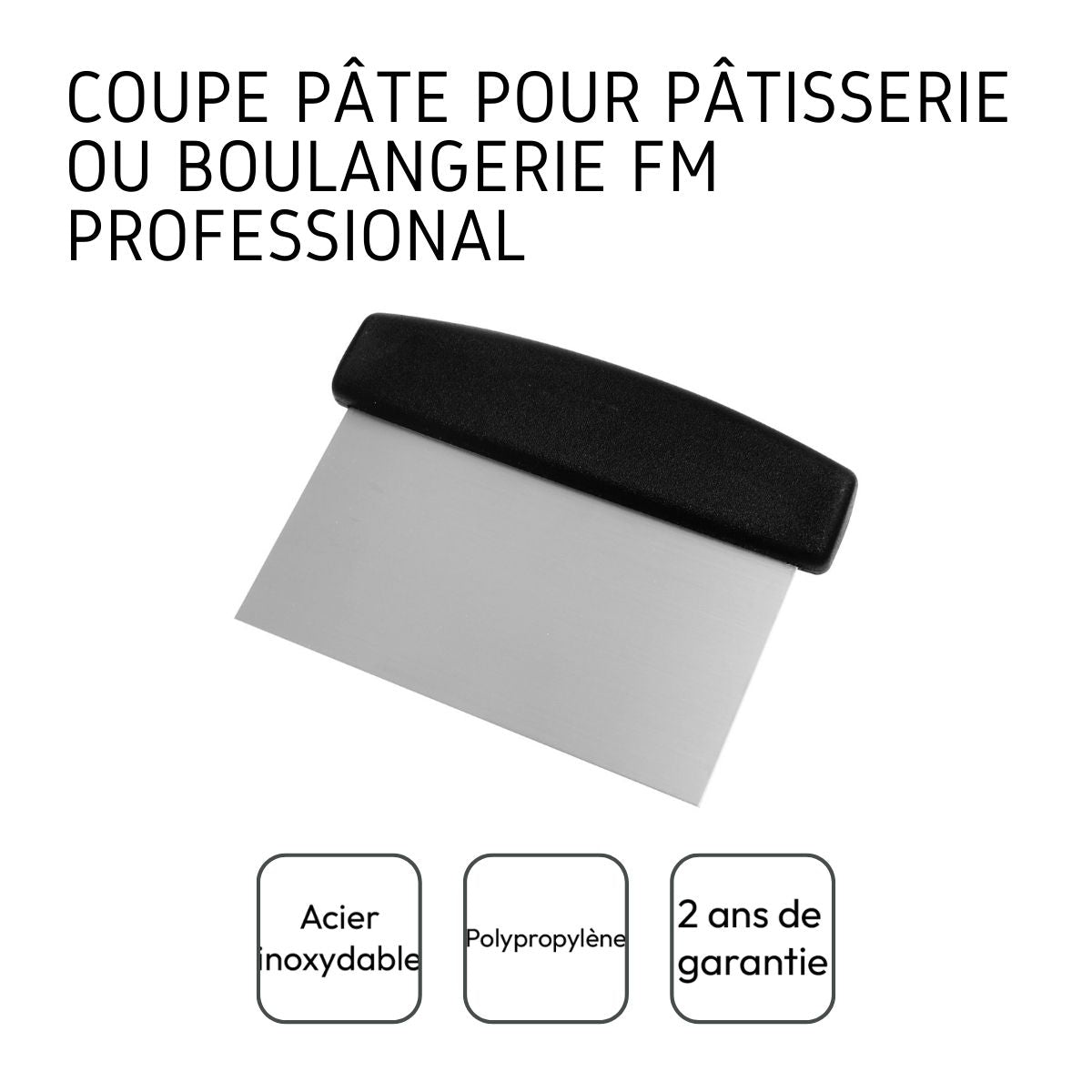 Coupe pâte boulanger en inox FM Professional - Mathon - 4