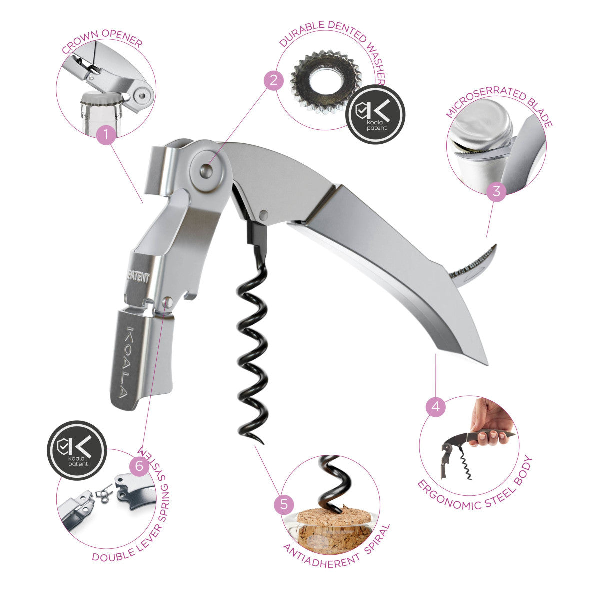 Titan Inox - Tire-bouchon Koala - Mathon - 8