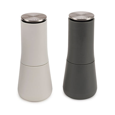 Set de 2 moulins sel et poivre gris blanc Joseph Joseph - Mathon - 1