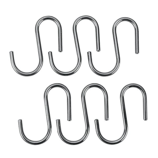 Set de 6 crochets chrome Lonardo - Mathon