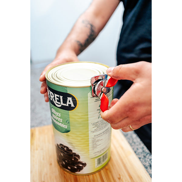 Ouvre-boîtes Mini Kim à couteau orange spécial gaucher Nogent - Mathon - 2