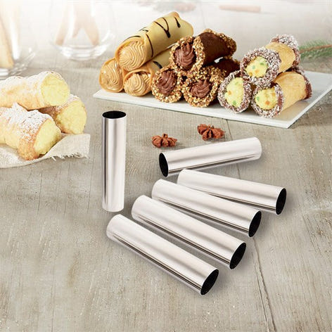 Set 6 tubes en inox 12,5 cm Mathon - Mathon - 1