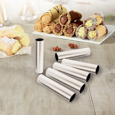 Set 6 tubes en inox 12,5 cm Mathon - Mathon - 1