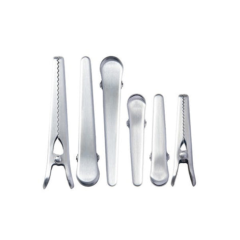 Set 6 pinces à sachet en inox 8 et 11,5 cm Mathon - Mathon - 2