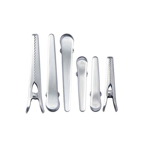 Set 6 pinces à sachet en inox 8 et 11,5 cm Mathon - Mathon - 2