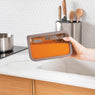 Lot 2 boîtes de conservation rectangulaire en inox avec couvercles en verre 700 ml et 1,65 L compatibles micro-ondes  Mathon - Mathon - 6