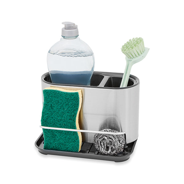 Lot égouttoir extensible 51 cm et organisateur d’évier en inox Mathon - Mathon - 5