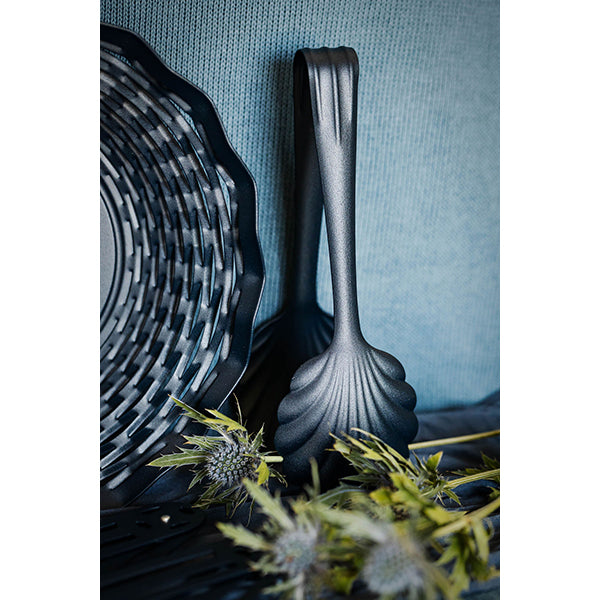 Pince à pain Vintage 21 cm bleu nuit Roger Orfèvre - Mathon - 2