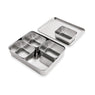 Lot 2 sets de 5 bacs de préparation culinaire en inox Mathon - Mathon - 4