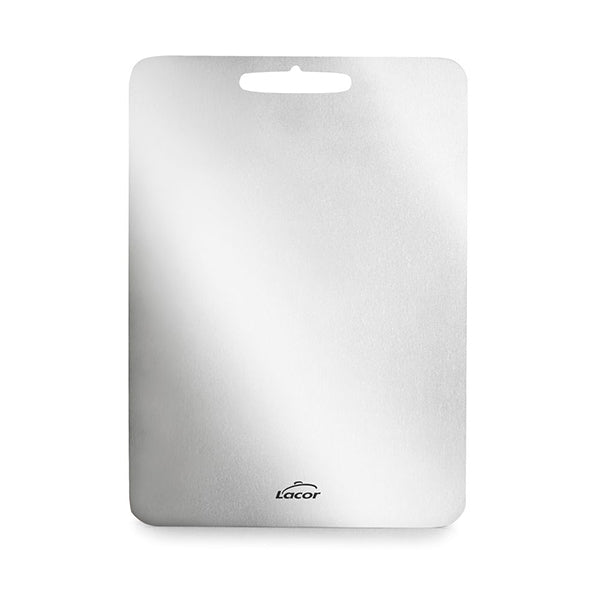 Planche à découper en inox 25 x 36 cm Lacor - Mathon - 1