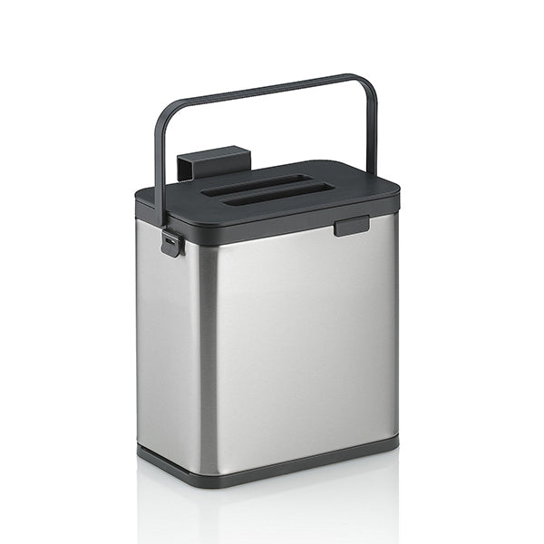 Poubelle inox à déchets organiques Plata 2,1 L Kela - Mathon - 1