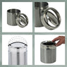 Poubelle cosmétique inox ronde Ari 7 L Kela - Mathon - 4
