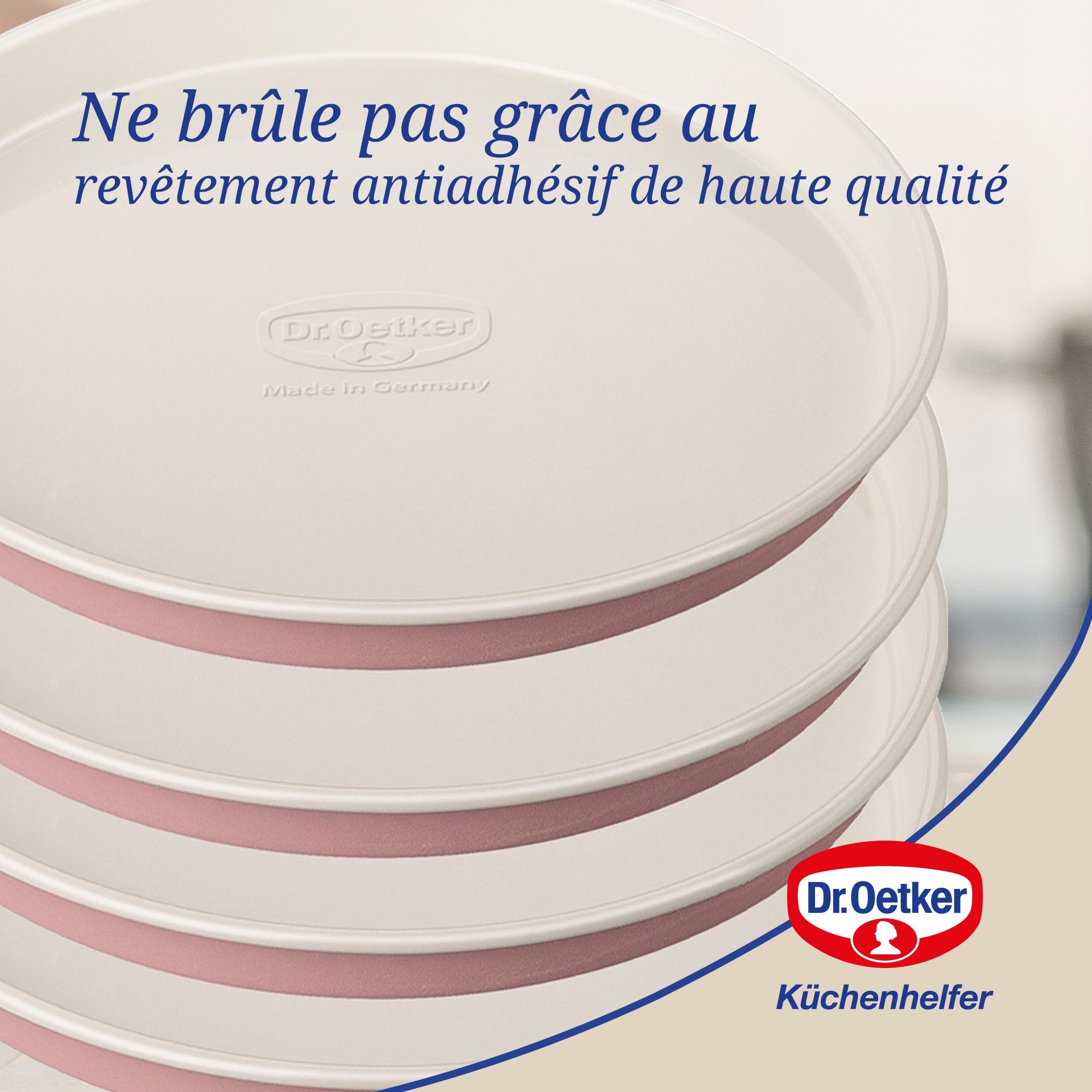 Set 4 moules pour gâteaux à étages 17 cm Dr. Oetker Rétro Dr. Oetker - Mathon - 4