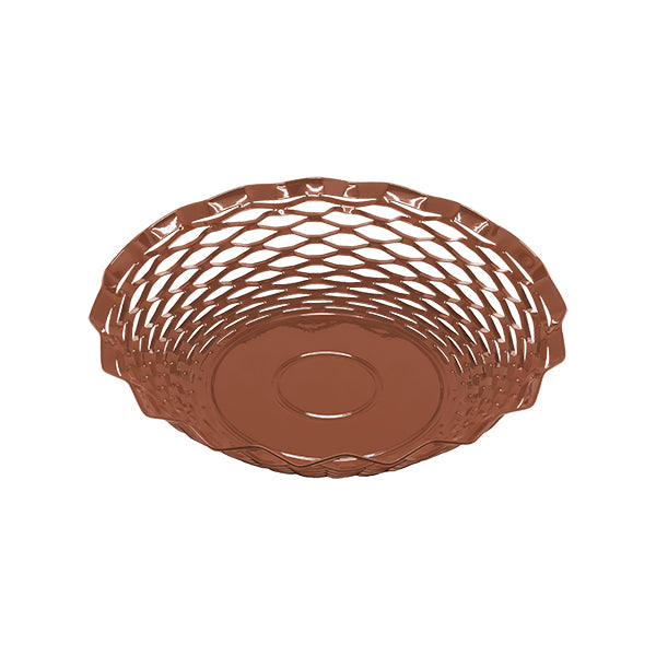 Corbeille ronde Vintage 24,5 cm cuivre Roger Orfèvre - Mathon - 1