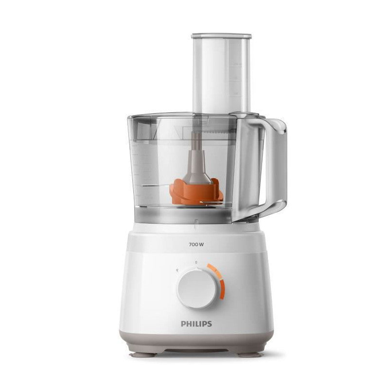 Hr7320/00 - Robot Daily - 700 W - Bol 1,5l - 19 Fonctions -disque 2-en-1 En Inox - 2 Vitesses+pulse - Blanc Philips - Mathon - 1