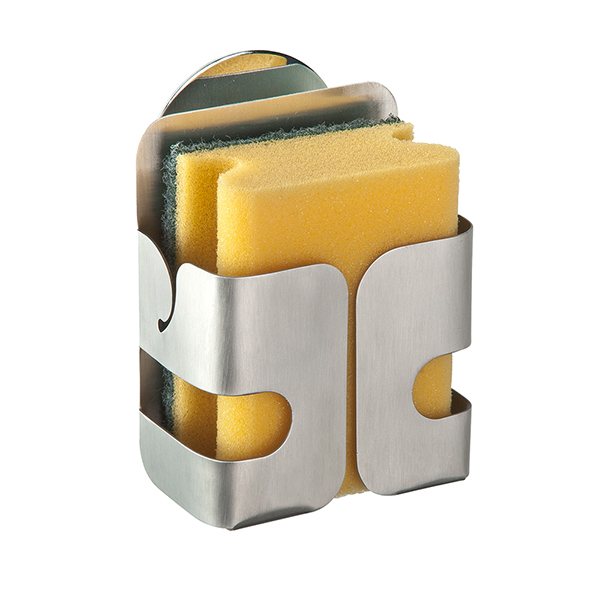 Porte-éponge adhésif en acier Wenko by Maximex - Mathon - 1