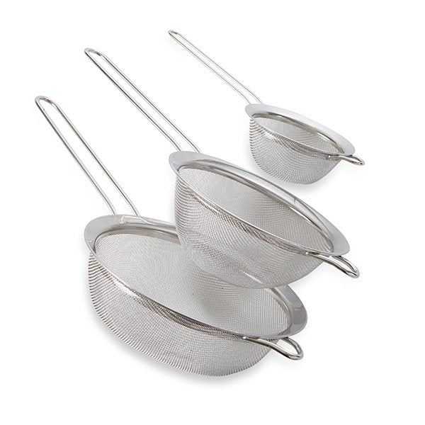 Set de 3 passoires à mailles fines en inox 10, 16, 18 cm Mathon - Mathon - 3