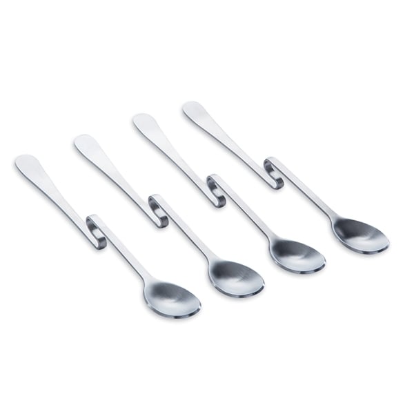 4 cuillères à confiture coudées inox 20 cm Mathon - Mathon - 2