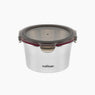 Boîte de conservation ronde en inox 920 ml compatible micro-ondes Cuitisan - Mathon - 1