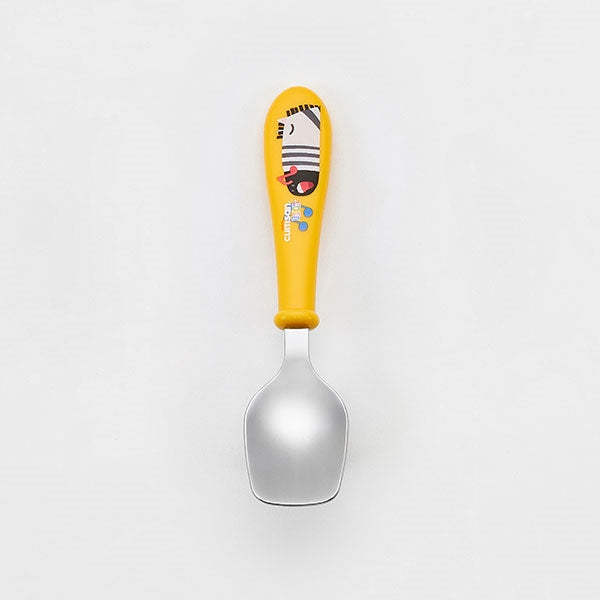 Coffret couverts pour enfants en inox jaune Cuitisan - Mathon - 3